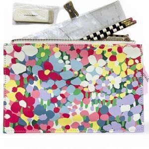 Kate Spade Colorful Floral Dot Pencil Pouch Tech Case Zipper
Travel Designer